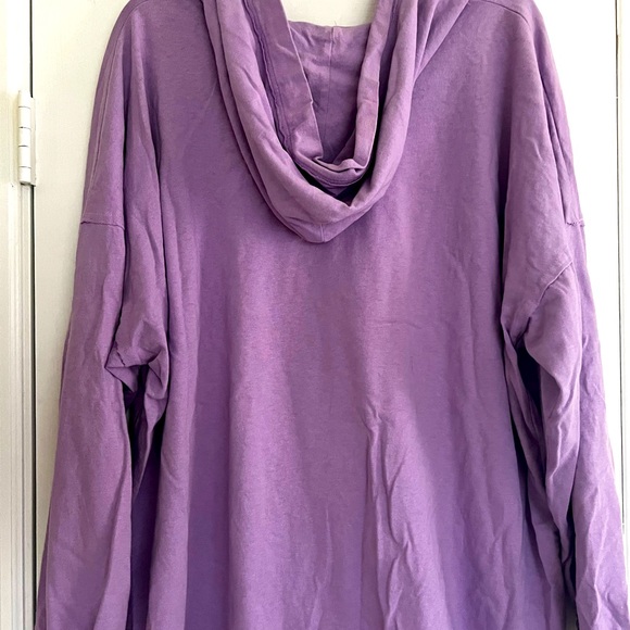 bibi cotton lace neck hoodie - Picture 3 of 4